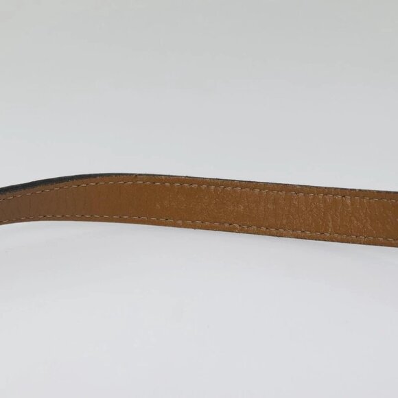 Christian Dior Honeycomb Canvas Shoulder Bag PVC Leather Beige Gold Auth 91284 - Picture 10 of 15